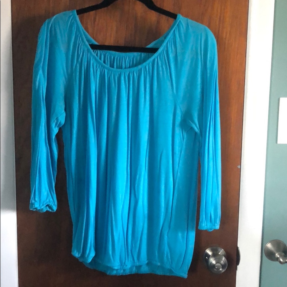 Women’s blue blouse